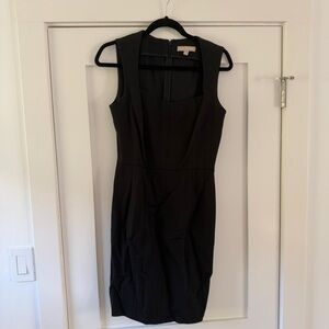 Banana Republic Classic Black Midi Dress